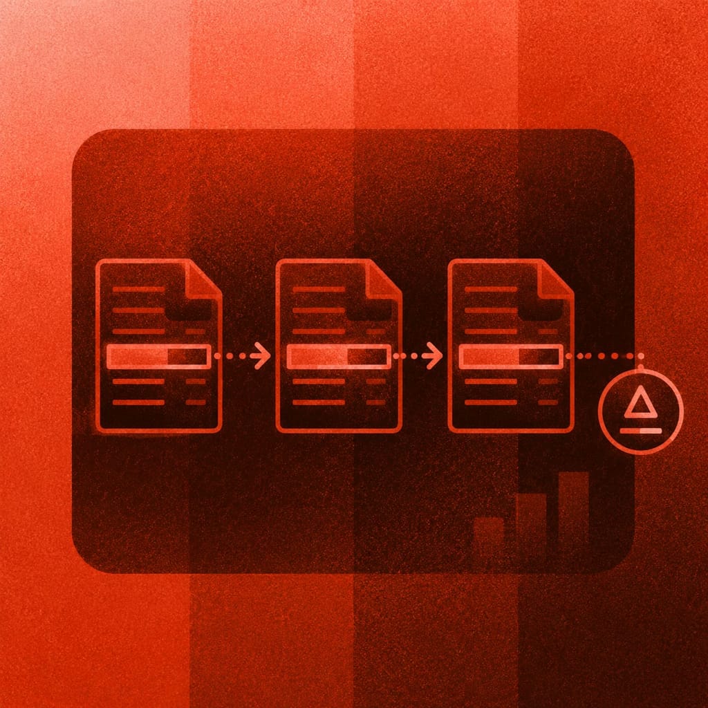 Trace one restated figure through three SEC filings without losing the source
